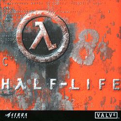 Box artwork for Half-Life.