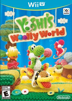 Box artwork for Yoshi's Woolly World.