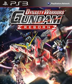 Box artwork for Dynasty Warriors: Gundam Reborn.