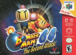 Box artwork for Bomberman 64: The Second Attack!.