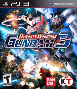 Box artwork for Dynasty Warriors: Gundam 3.