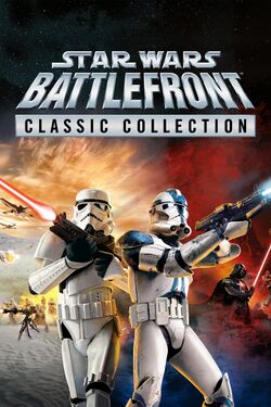 Box artwork for Star Wars: Battlefront Classic Collection.
