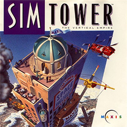 Box artwork for SimTower.