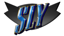 The logo for Sly Cooper.
