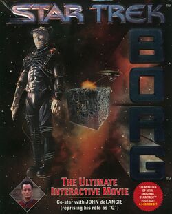 Box artwork for Star Trek: Borg.