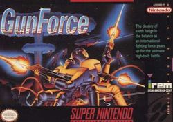 Box artwork for GunForce: Battle Fire Engulfed Terror Island.
