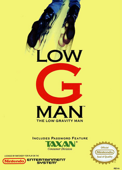 Box artwork for Low G Man: The Low Gravity Man.