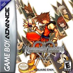 Box artwork for Kingdom Hearts: Chain of Memories.
