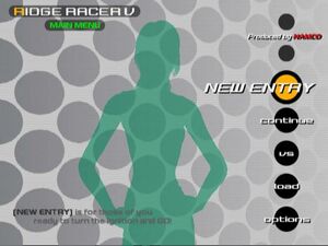 Ridge Racer V menu.jpg