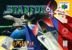 Box artwork for Star Fox 64.
