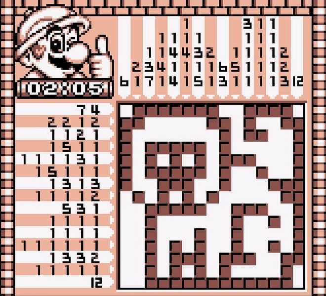 File:Mario's Picross Time Trials Monkey Solution.jpg