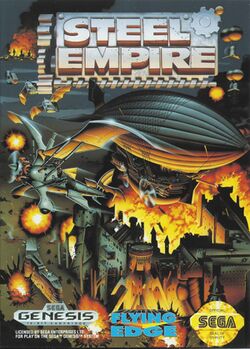 Box artwork for Steel Empire.