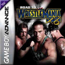 Box artwork for WWE Road to WrestleMania X8.