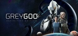 Box artwork for Grey Goo.