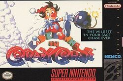 Box artwork for Kid Klown in Crazy Chase.