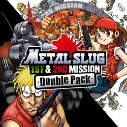 Box artwork for Metal Slug 1st & 2nd Mission Double Pack.
