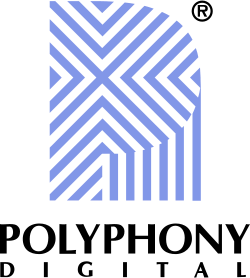 Polyphony Digital's company logo.