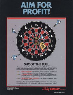Box artwork for Shoot the Bull.