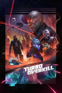 Box artwork for Turbo Overkill.