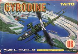 Box artwork for Gyrodine.