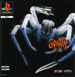 Box artwork for Spider:The Video Game.