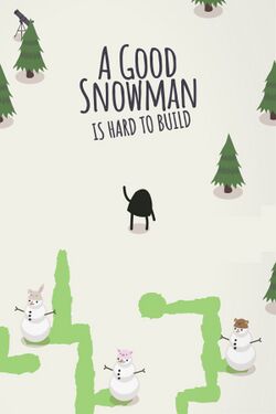 Box artwork for A Good Snowman Is Hard to Build.