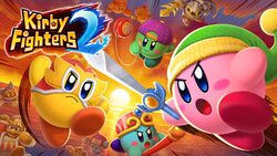 Box artwork for Kirby Fighters 2.