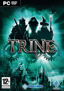 Box artwork for Trine.