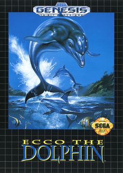 Box artwork for Ecco the Dolphin.
