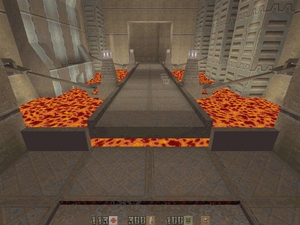 Quake II Receiving Center Lava Bridge 2.png