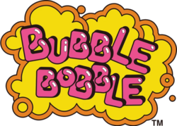 The logo for Bubble Bobble.