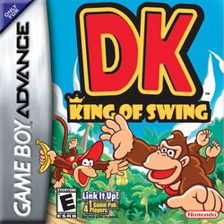Box artwork for DK: King of Swing.