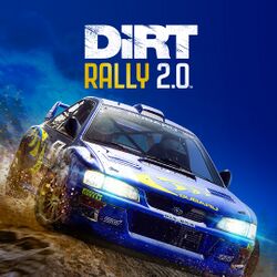 Box artwork for DiRT Rally 2.0.