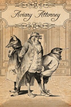 Box artwork for Aviary Attorney.