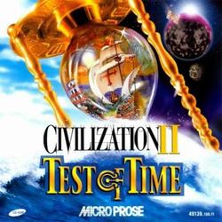 Box artwork for Civilization II: Test of Time.