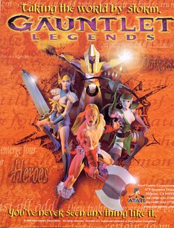 Box artwork for Gauntlet Legends.