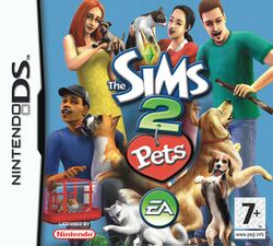 Box artwork for The Sims 2: Pets.