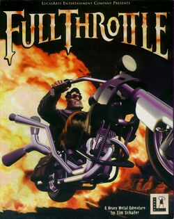 Box artwork for Full Throttle.