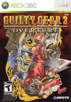 Box artwork for Guilty Gear 2: Overture.