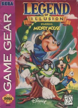 Box artwork for Legend of Illusion Starring Mickey Mouse.