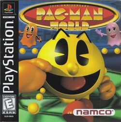 Box artwork for Pac-Man World.