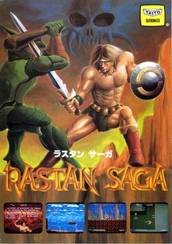 Box artwork for Rastan Saga.