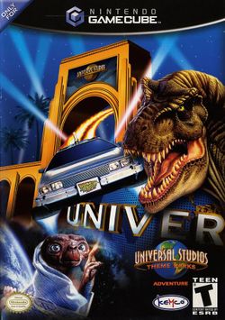 Box artwork for Universal Studios Theme Parks Adventure.