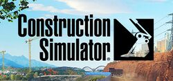 Box artwork for Construction Simulator.