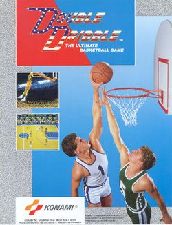 Box artwork for Double Dribble.
