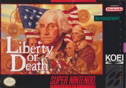 Box artwork for Liberty or Death.