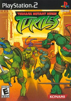 Box artwork for Teenage Mutant Ninja Turtles (2003).