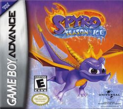 Box artwork for Spyro: Season of Ice.