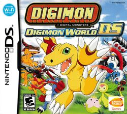 Box artwork for Digimon World DS.