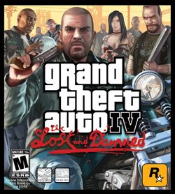 Box artwork for Grand Theft Auto IV: The Lost and Damned.